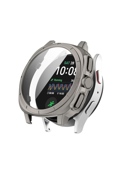 Samsung Galaxy Watch 7 40mm İçin Kasa Dönüştürücü Kılıf Yeni Nesil Görünüm Veren Pc + Temperli Ekran Koruyuculu Dokunmatiği Etkilemeyen Sert Kabuklu Kasa Koruyucu Titanyum Çok Renkli Samsung Galaxy Watch 7 40mm İçin Kasa Dönüştürücü Kılıf Yeni Nesil Görünüm Veren Pc + Temperli Ekran Koruyuculu Dokunmatiği Etkilemeyen Sert Kabuklu Kasa Koruyucu Titanyum Çok Renkli