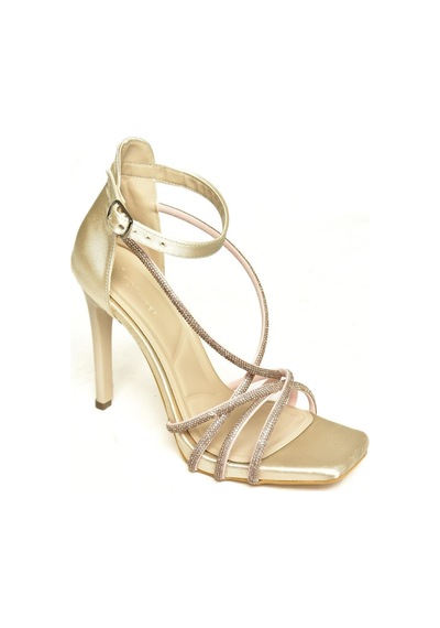 Fox Shoes U480186004 Ten Kumaş İnce Topuklu Kadın Abiye Ayakkabı Ten