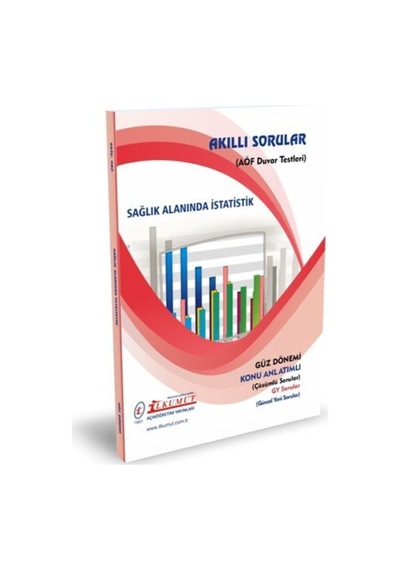 İlkumut Yayınları - Sağlık Alanında Istatistik - Konu Anlatımlı - Çözümlü Sorular