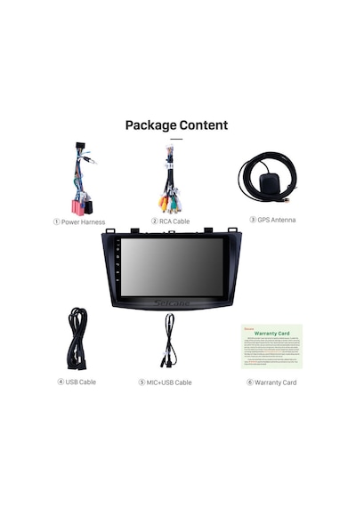 Mazda 3 2010-2013 Uyumlu Multimedya Navigasyon Usb Kamera Carplayer
