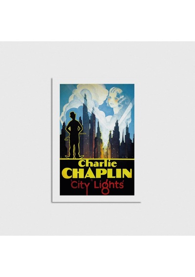 City Lights 1931 Film Posteri Çerçevesiz Poster Duvar Dekorasyonu Pn11p269