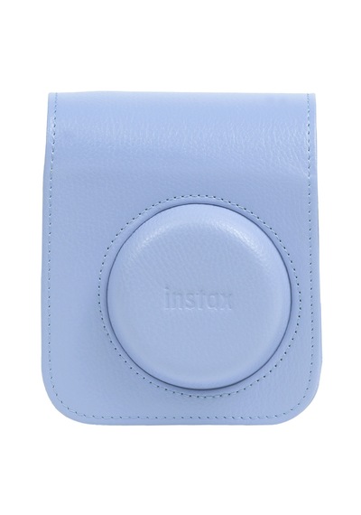 Instax Mini 13 Uyumlu Deri Çanta, Frost Blue
