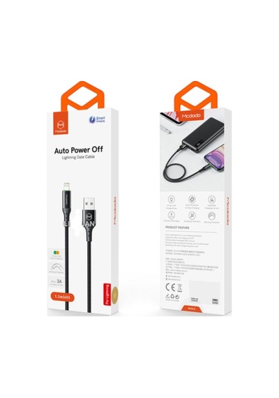 Apple Uyumlu iPad  Serisi Akıllı Şarj&data Kablosu-siyah Mc-7410