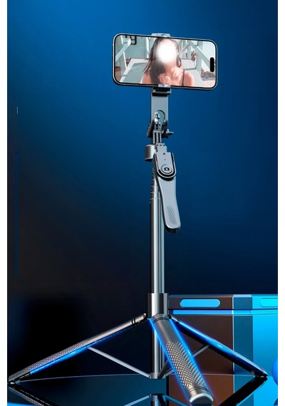 Thentech Uzanabilir Selfie Çubuğu Tripod Uzaktan Kumandalı Tripod Selfie Çubuğu Olarak Kullanılabilir Tripod