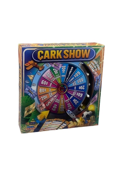 Çark Show Bilgi Yarışması Oyunu 600 Soruluk 6 Kategorili Eğlenceli Aile Oyunu 6+ Yaş