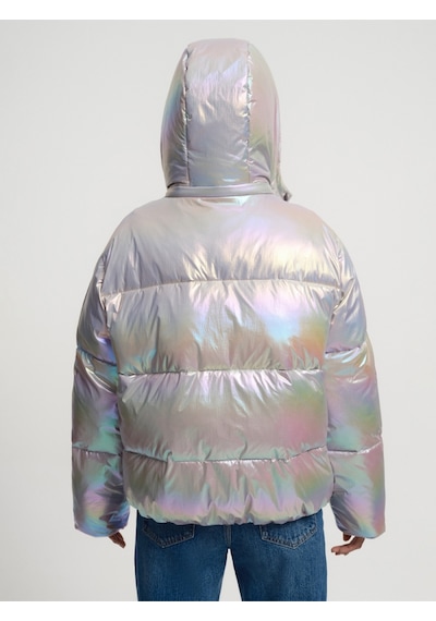Regular Fit Kadın Mont Gri