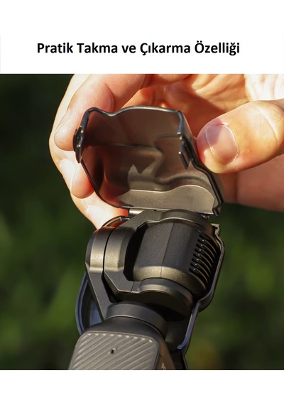 Teknoroket Dji Osmo Pocket 4 ve 3 Koruyucu Kap Ekran Ve Lens Koruyucu