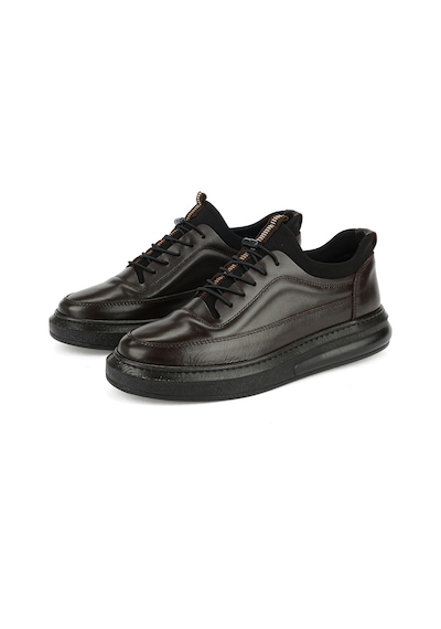 Ziya Erkek Hakiki Deri Sneaker 161423z88 Kahve 161423z88 300 40