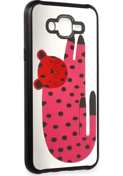 Newface Samsung Galaxy J7 Kılıf Mirror Desenli Kapak - Mirror - 12 Çok Renkli