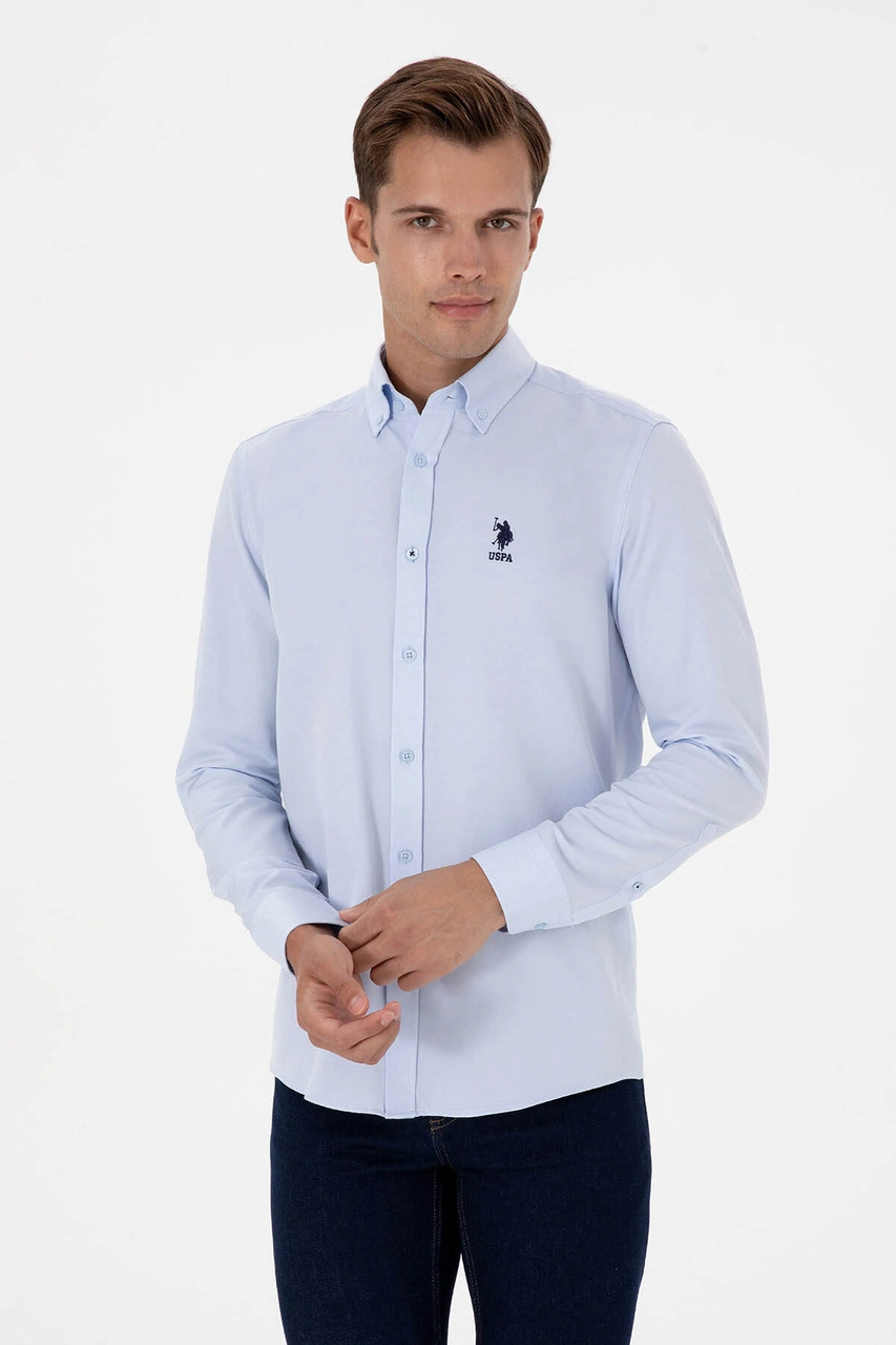 U.s. Polo Assn. Gox025k Açık Mavi Erkek Gömlek 2225582 Açik Mavi