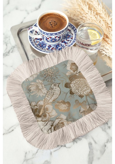 Lüks Kuş Çiçek Saçaklı Bohem Sunum Peçetesi - Doğal Vintage Bohem Mavi Bej Bardak Altlığı Mendil Mat Yağmur Lila Lüks Kuş Çiçek Saçaklı Bohem Sunum Peçetesi - Doğal Vintage Bohem Mavi Bej Bardak Altlığı Mendil Mat Yağmur Lila