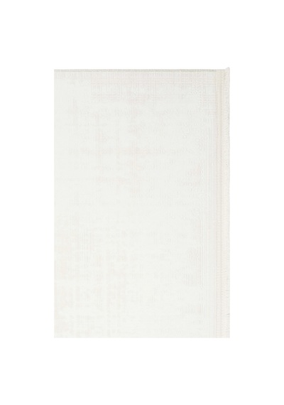 Eko Halı Pera 01 White Akrilik Yıkanabilir Kaymaz Tabanlı Modern Halı Beyaz