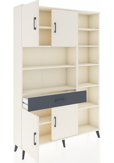 Arges Dolap 10 Raflı Tek Çekmeceli 4 Kapaklı 132x30x195 Aytaşı-aytaşı/antrasit Aytası/antrasıt Arges Dolap 10 Raflı Tek Çekmeceli 4 Kapaklı 132x30x195 Aytaşı-aytaşı/antrasit Aytası/antrasıt