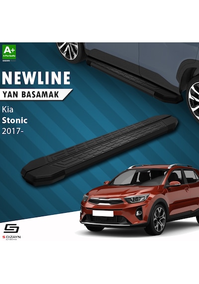 S-Dizayn Kia Stonic NewLine Siyah Yan Basamak 179 Cm 2017 Üzeri