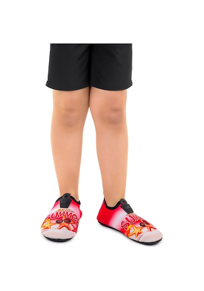 Kiko Kids Summer Havuz Plaj Kız Çocuk Deniz Ayakkabısı 7531 Kırmızı Kırmızı