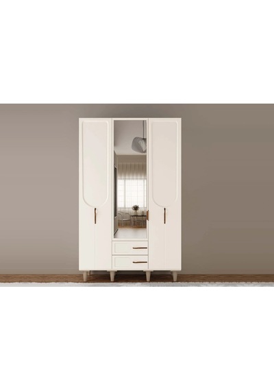 Aselia 3 Kapılı Mdf Gardırop Çok Renkli Aselia 3 Kapılı Mdf Gardırop Çok Renkli