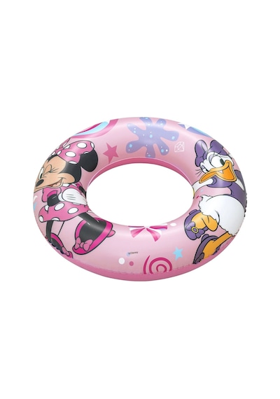 Minnie Mouse Disney Figürlü Deniz Havuz Çocuk Yüzücü Simit - 3 - 6 Yaş Arası - 56 Cm Açık Pembe