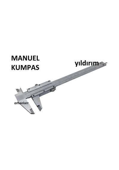 Kumpas 150 Manuel Ölçü Aleti Hassas Ölçü Metre 1.Kal