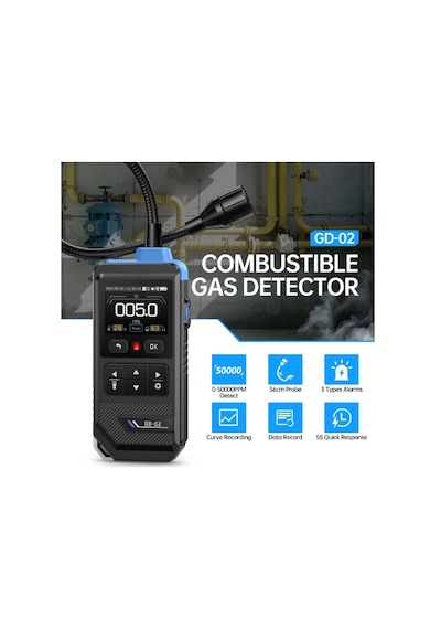Fnırsı Gd-02 Taşınabilir Yanıcı Gaz Dedektörü