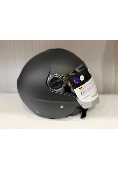 Kask Sway Sw 715 Matt Black Aynalı Vizör Mat Siyah