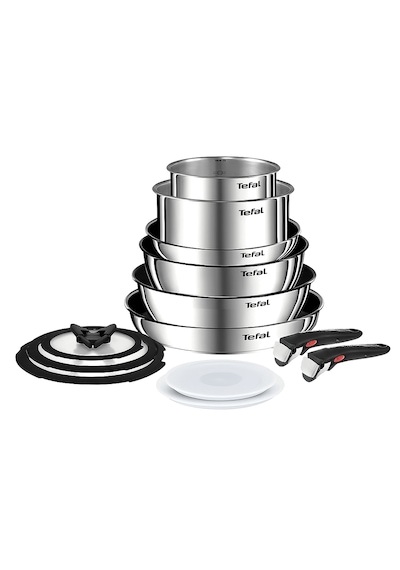 Tefal Ingenio Emotion 2x Titanyum 13 Parça Tava Seti - Paslanmaz