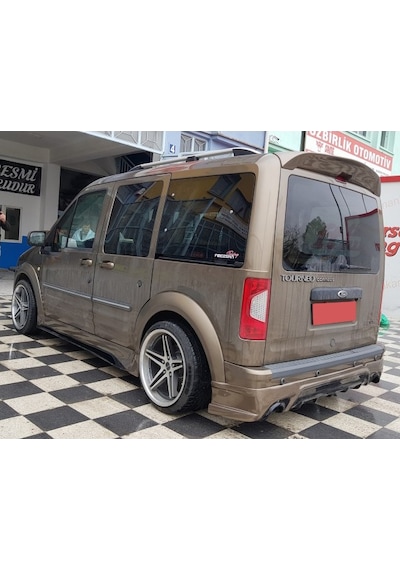 Ford Connect Arka Ek Plastik Siyah Difüzör 2008 2009 2010 2011 2012 2013 Arka-difizör-bodykit-ek