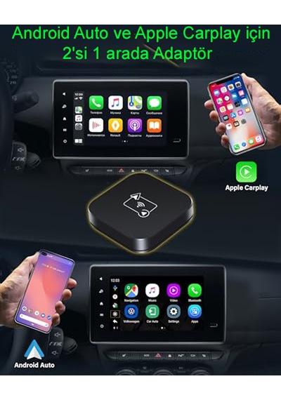 Magazashop Kablosuz Görüntü Aktarım Car Play Adaptörü Apple Ve Android Cihazlar Için Diğer