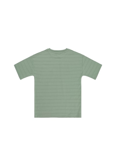 Civil Boys Basic Önü Cepli 10-13 Yaş Tişört - Yeşil Çağla Yeşili