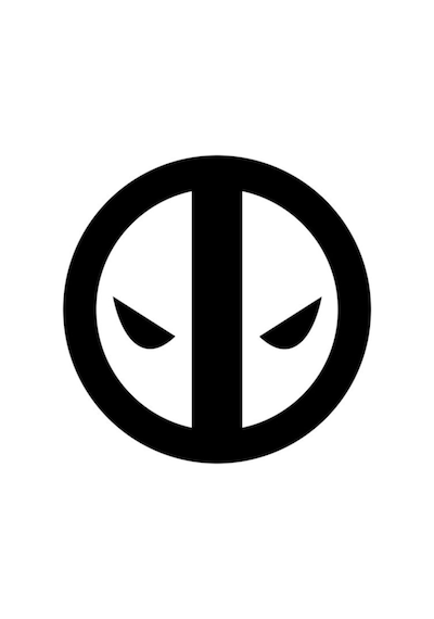 Deadpool Oto Cam Sticker 58 35 Cm