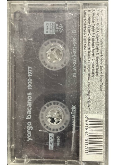 Plak Değildir Kaset Tir Yorgo Bacanos 1900-1977 Kaset