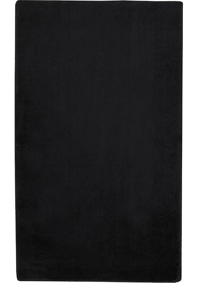 Raschel Carpet Siyah Lüks Raschel Kaymaz Taban Peluş Halı Yolluk Siyah