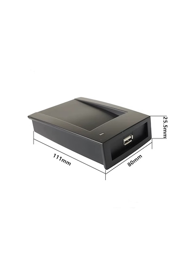 Devremarkt R10dc Çift Frekans 13.56mhz Ve 125khz Usb Rfid Okuyucu Dual Rfıd Manyetik Kart Anahtarlık Etiket Oku