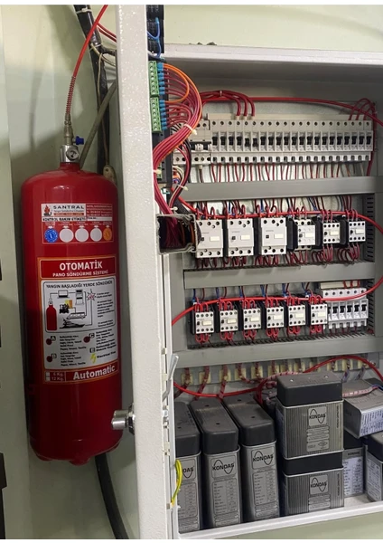 6 Kg Hfc Gazlı Otomatik Pano Söndürme Sistemi 4 Yıl Güvenceli Askı Aparatı Hediye İle Yüksek Performans