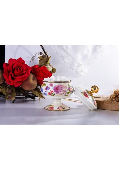 Miss Betty Rose Deluxe Emaye Ayaklı Şekerlik