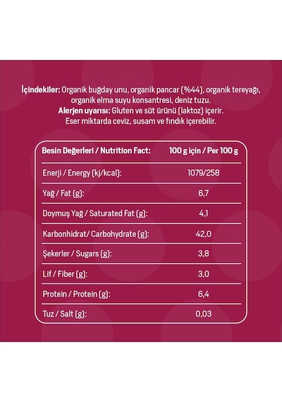 Baca Organik Organik Pancarlı Cips 55 G