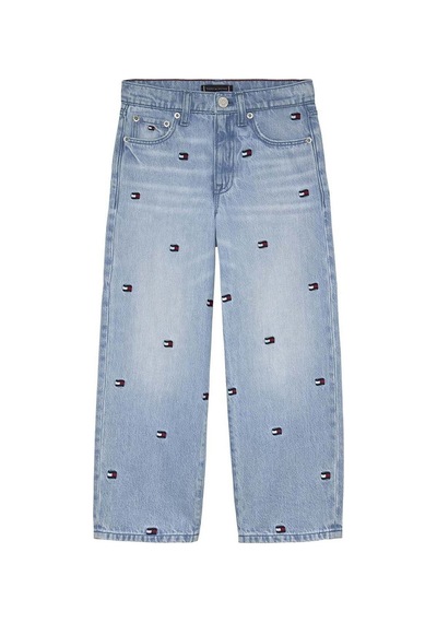 Tommy Hilfiger Erkek Çocuk Kot Pantolon Kb0kb10417 Mavi