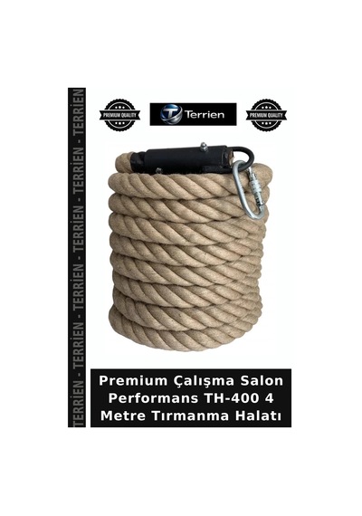 Premium Çalışma Salon Performans Th-400 4 Metre Tırmanma Halatı Çok Renkli