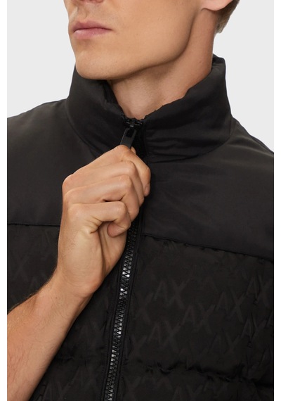 Armani Exchange Erkek Yelek 6dzql1 Zn5gz 1200 Siyah Siyah
