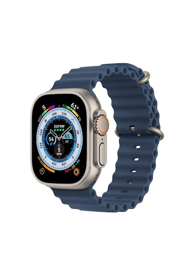 Koodmax  Apple Uyumlu  Watch  1 2 3 4 5 6 7 8 Se Ultra Ocean Loop Tokalı Kayış Kordon 42 44 45 49mm