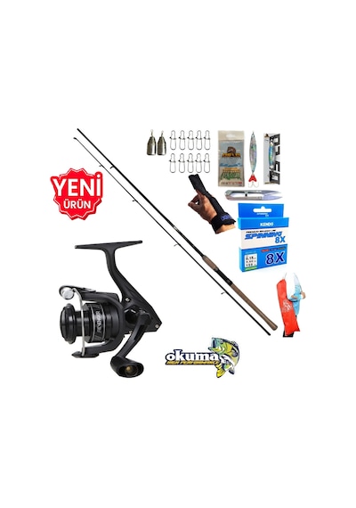 Okuma Revenger Rv-4000a 240cm 15-40gr Daiko Spin Olta Takımı Seti