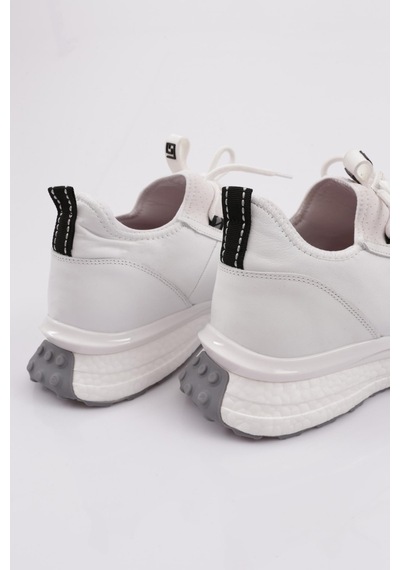 Dgn 17391 Erkek Bağcikli Casual Sneacker Ayakkabi 17391-17-R11355 Beyaz