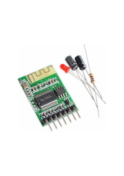 Bluetooth Ses Alıcısı Şablon Kiti Stereo Kablosuz Hoparlör Güç