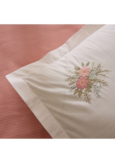 Karaca Home Arelis %100 Pamuk Çift Kişilik Pike Takımı Pembe