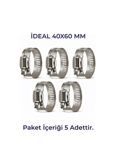 Hortum Kelepçesi 5 Adet 40x60' Lık