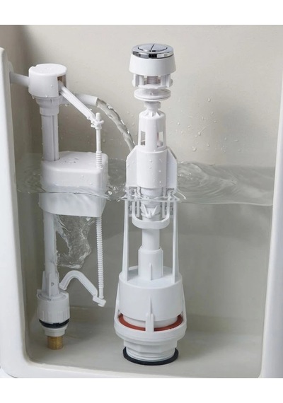 Hubrendy Kargo Basmalı Klozet Rezervuar İç Mekanizması Ayarlanabilir Su Seviyeli Tahliye Sistemi Diğer