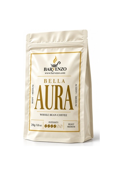 Barvenzo Bella Aura 250 G Çiçeksi Zarafet Nitelikli Kahve Espresso