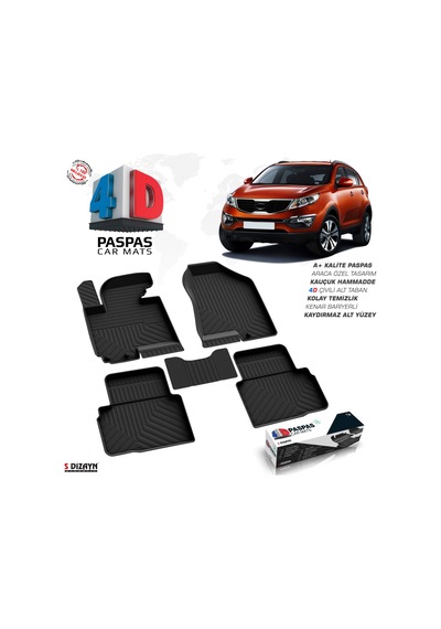 Kia Sportage 4D Havuzlu Paspas 2010-2016 A+