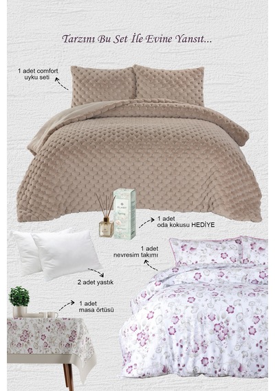 Elart Victoria Kombin Set Bej
