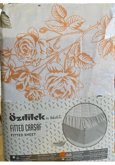Özdilek Fitted Lastikli Çarşaf Seti Yastıklı Çarşaf %100 Pamuk Ranforce 160 X 200 Çift Kişilik Bej Çok Renkli Özdilek Fitted Lastikli Çarşaf Seti Yastıklı Çarşaf %100 Pamuk Ranforce 160 X 200 Çift Kişilik Bej Çok Renkli