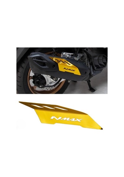 Nmax Techmax 125/155 2021-2026 Egzoz Koruma Aksesuar Kapak Gold Sarı Renk Gold